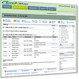MatchTime Tennis Team Management Software